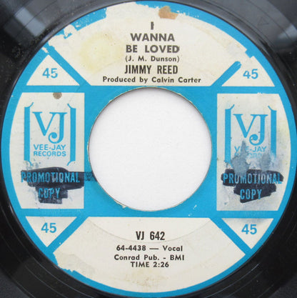 Jimmy Reed : I Wanna Be Loved / A New Leaf (7", Promo, Styrene)