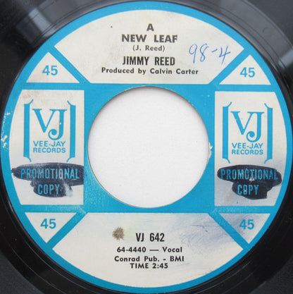 Jimmy Reed : I Wanna Be Loved / A New Leaf (7", Promo, Styrene)