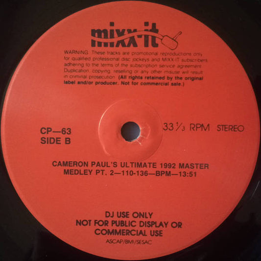 Various : Mixx-it 63 (12", Promo)