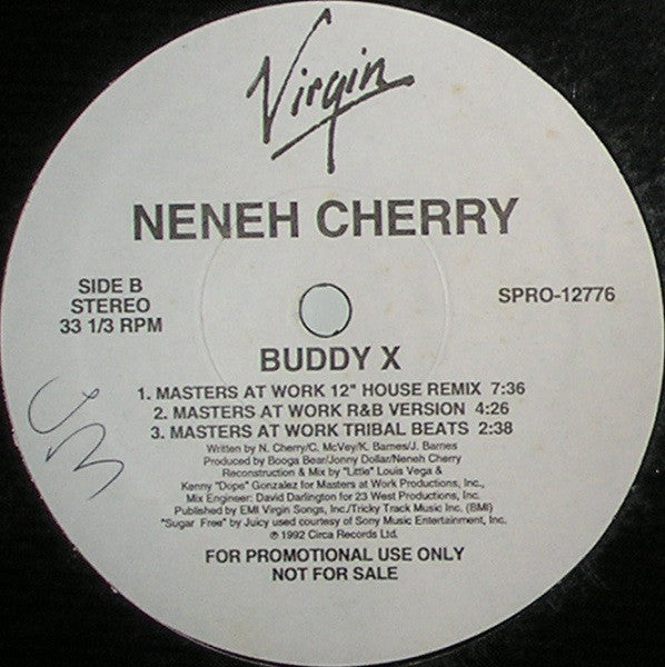 Neneh Cherry : Buddy X (12", Promo)