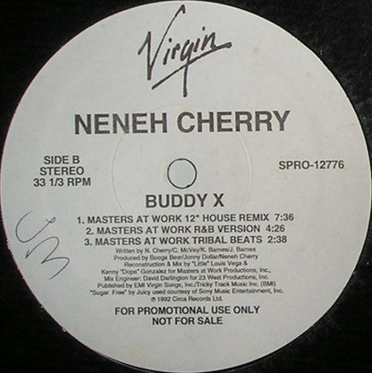 Neneh Cherry : Buddy X (12", Promo)