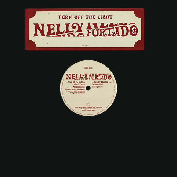 Nelly Furtado : Turn Off The Light (12", Promo)