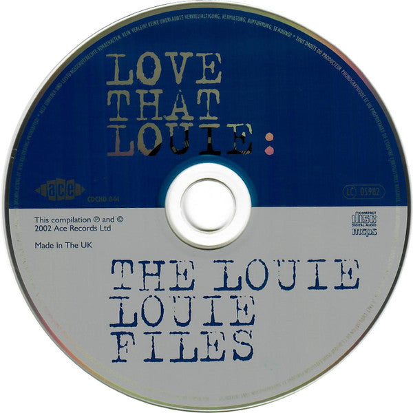 Various : Love That Louie: The Louie Louie Files (CD, Comp)