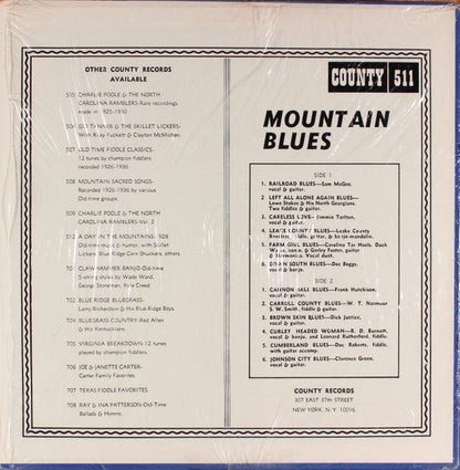 Various : A Collection Of Mountain Blues (LP, Comp)
