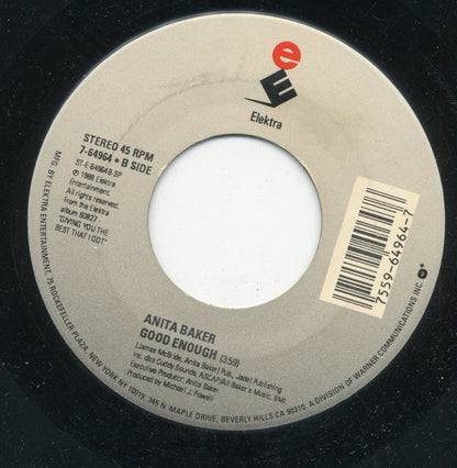 Anita Baker : Talk To Me (7", Single, Spe)