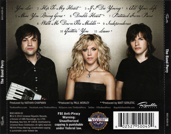 The Band Perry : The Band Perry (CD, Album)