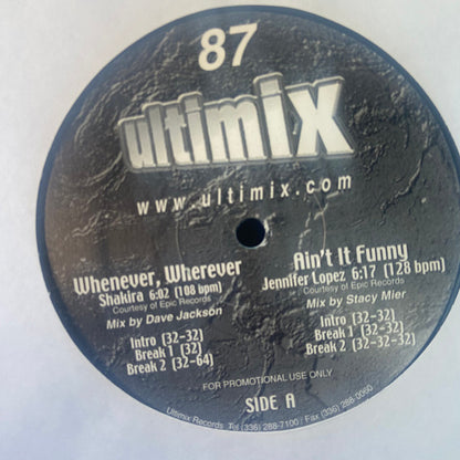 Various : Ultimix 87 (2x12", Comp, Promo)