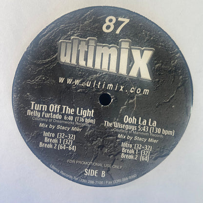 Various : Ultimix 87 (2x12", Comp, Promo)