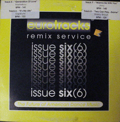 Various : Eurotracks Issue Six (6) (3x12", Comp, Promo)