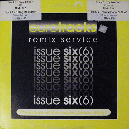 Various : Eurotracks Issue Six (6) (3x12", Comp, Promo)