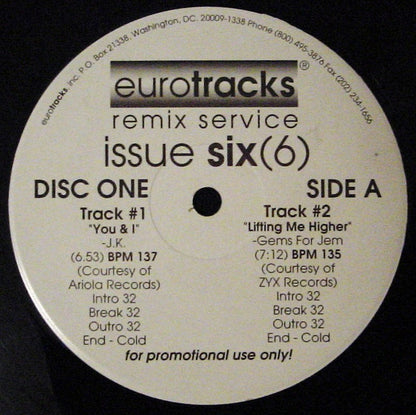 Various : Eurotracks Issue Six (6) (3x12", Comp, Promo)