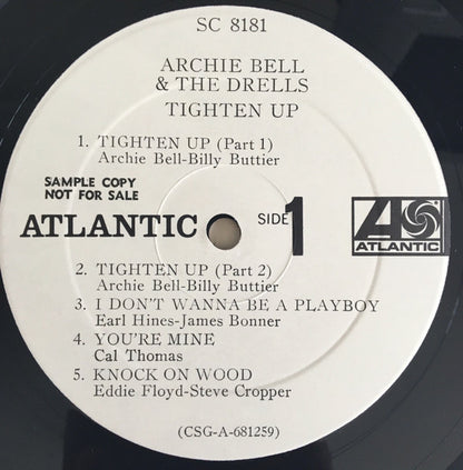Archie Bell & The Drells : Tighten Up (LP, Album, Promo, Pre)