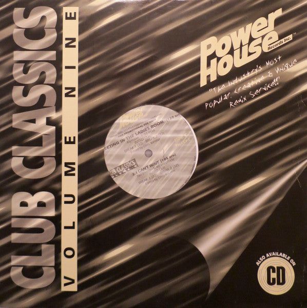 Various : Club Classics Volume 9 (2x12", Comp, Promo)