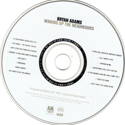 Bryan Adams : Waking Up The Neighbours (CD, Album, Club, RP, CRC)