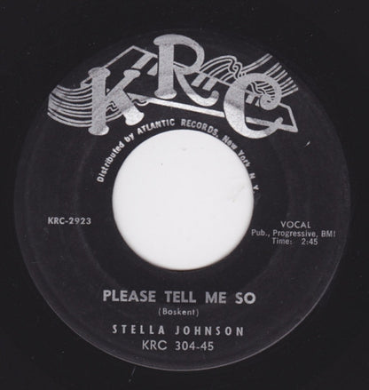 Stella Johnson (2) : Please Tell Me So / Yeah Baby (7", Single)