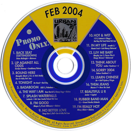 Various : Promo Only Urban Radio: February 2004 (CD, Comp, Promo)