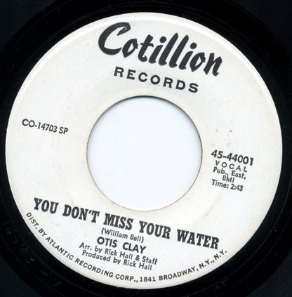 Otis Clay : She's About A Mover / You Don't Miss Your Water (7", Promo, SP)