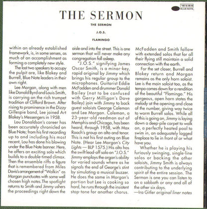 Jimmy Smith : The Sermon! (CD, Album, RE, RM)
