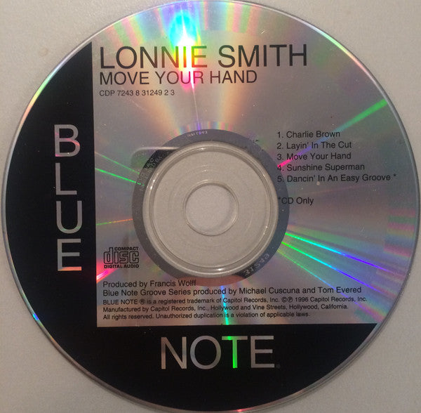 Lonnie Smith : Move Your Hand (CD, Album, RE)