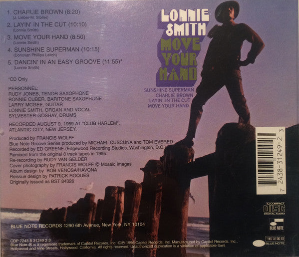 Lonnie Smith : Move Your Hand (CD, Album, RE)