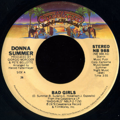 Donna Summer : Bad Girls (7", Single, 26)