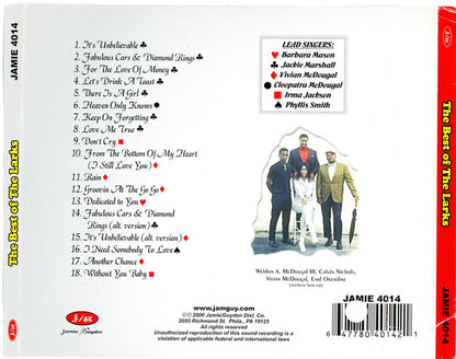 The Larks (5) : The Best Of The Larks (CD, Comp)