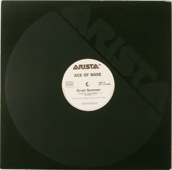 Ace Of Base : Cruel Summer (12", Promo)