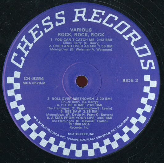 Various : Rock, Rock, Rock (LP, Comp, RE)