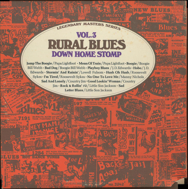 Various : Rural Blues Vol 3: Down Home Stomp (LP, Comp)
