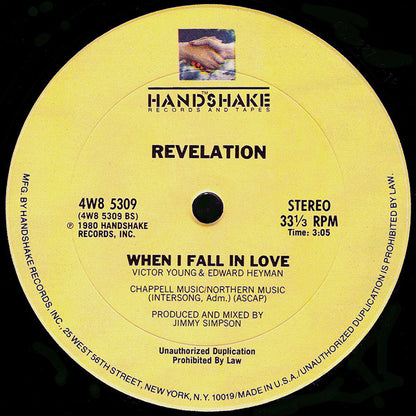 Revelation (2) : Feel It (12")