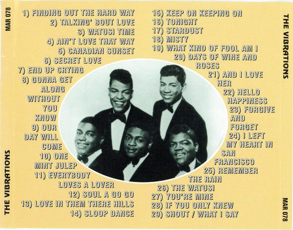 The Vibrations : Great Soul Hits (CD, Comp)