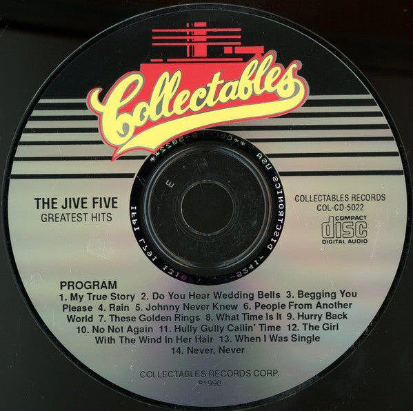 The Jive Five : Their Greatest Hits (CD, Comp, RE)
