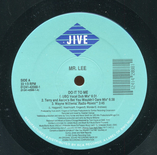 Mr. Lee : Do It To Me (12")