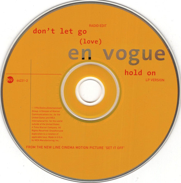 En Vogue : Don't Let Go (Love) (CD, Single, Sli)