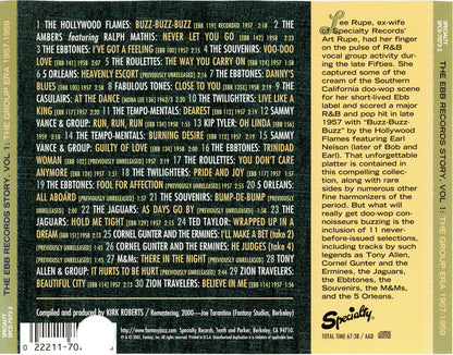 Various : The Ebb Records Story Vol. 1: The Group Era 1957-1959 (CD, Comp, Promo)