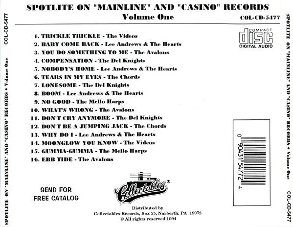 Various : Spotlite On Mainline And Casino Records, Volume 1 (CD, Comp)