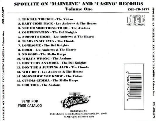 Various : Spotlite On Mainline And Casino Records, Volume 1 (CD, Comp)