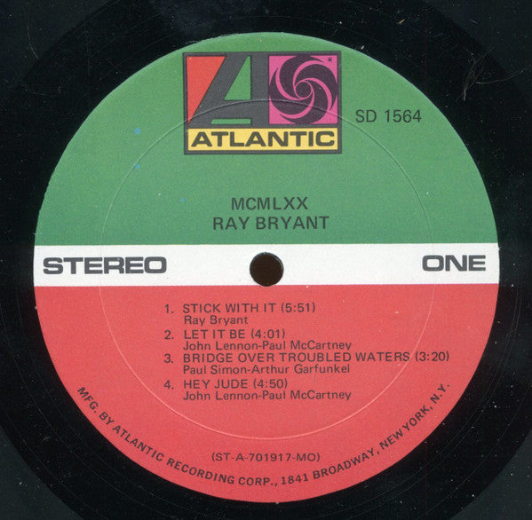 Ray Bryant : MCMLXX (LP, Album, MO )