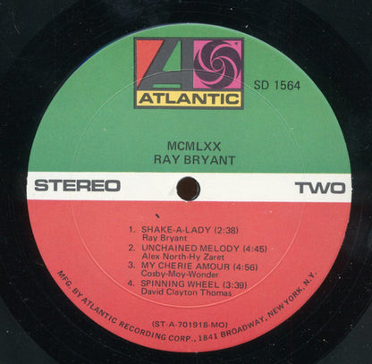 Ray Bryant : MCMLXX (LP, Album, MO )
