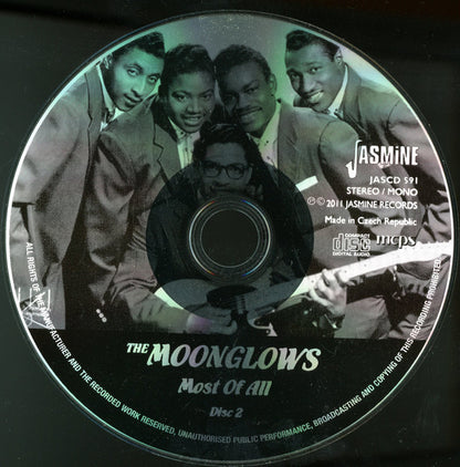 The Moonglows : Most Of All (The Singles A's & B's) (2xCDr, Comp)
