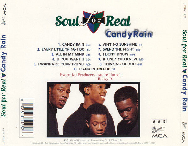 Soul For Real : Candy Rain (CD, Album, JVC)