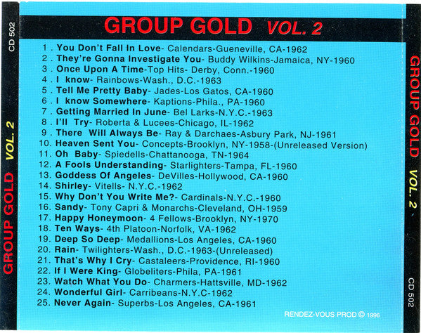Various : Group Gold Vol. 2 (CD, Comp)