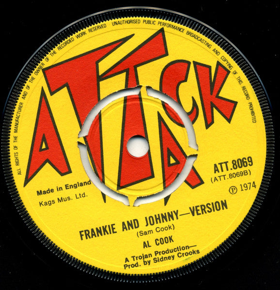 Al Cook : Frankie And Johnny (7")