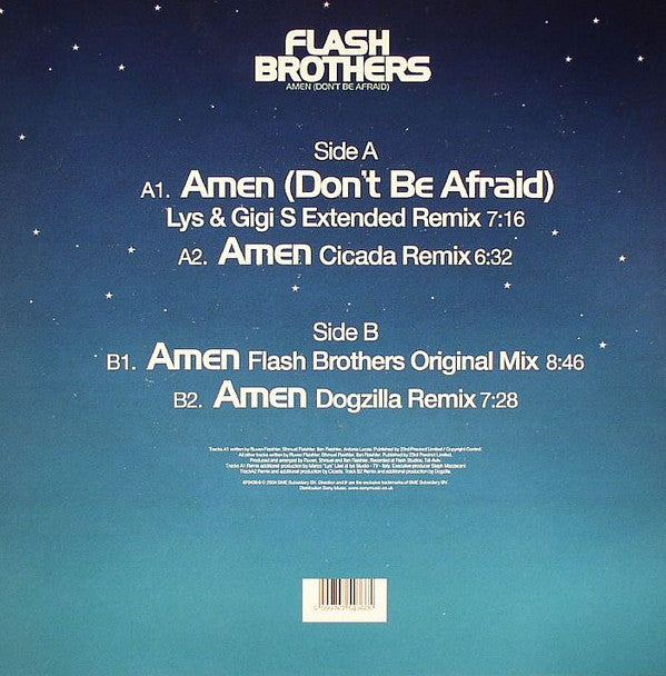 Flash Brothers : Amen (Don't Be Afraid) (12")