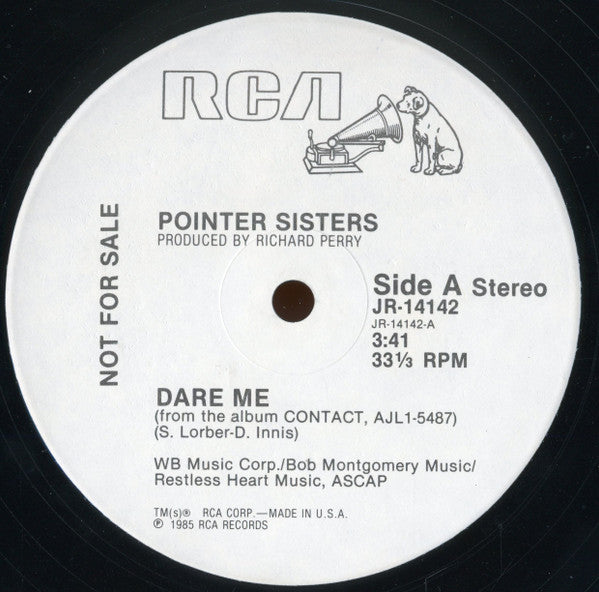 Pointer Sisters : Dare Me (12", Promo)