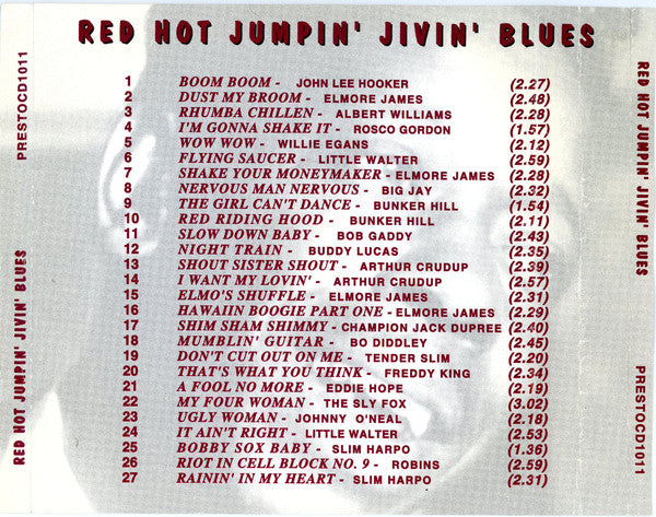 Various : Red Hot Jumpin' Jivin' Blues (CD, Comp)