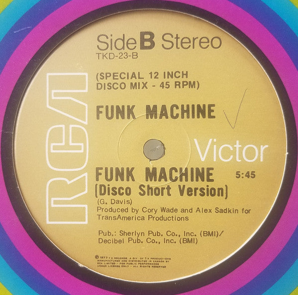 Funk Machine (2) : Funk Machine (12")