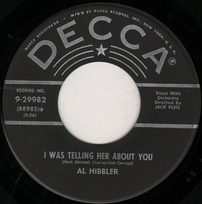 Al Hibbler : After The Lights Go Down Low (7", Glo)
