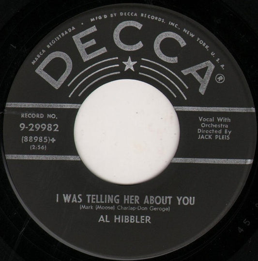 Al Hibbler : After The Lights Go Down Low (7", Glo)