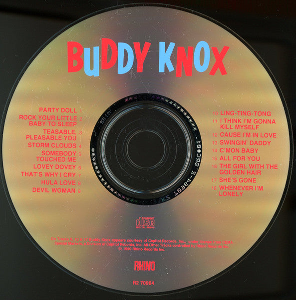 Buddy Knox : The Best Of Buddy Knox (CD, Comp)